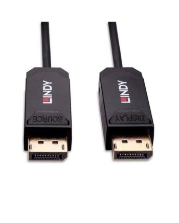 Lindy Fibre Optic Hybrid DisplayPort 2.0 Cable - 50m