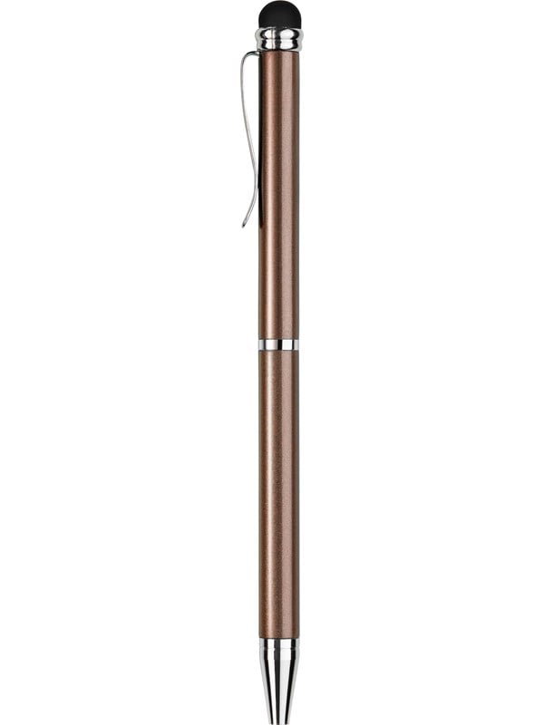Burde Kuglepen med touch-funktion metallic brun