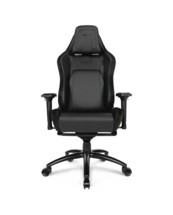 L33T E-Sport Pro Comfort Gaming Chair (PU) Black Gamer Stol - Sort - PU Læder - 170 kg