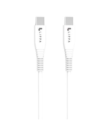 Lippa USB-C to USB-C cable 1m White