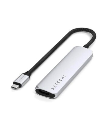 Satechi 4-in-1 USB-C Slim Multiport Adapter 4K - Silver
