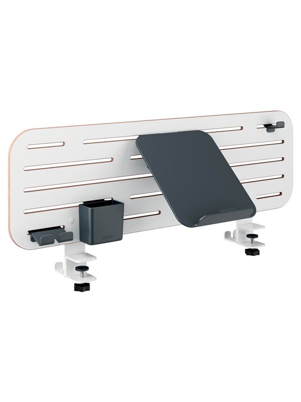 Leitz Ergo pegboard organiseringstavle til skrivebordet med laptop holder, 80x25 cm