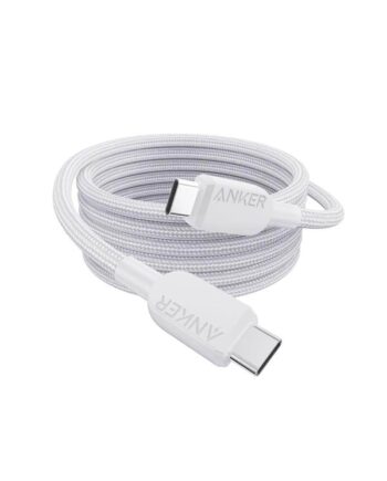 Anker USB-C to USB-C cable (1.8m 240W braided) - White