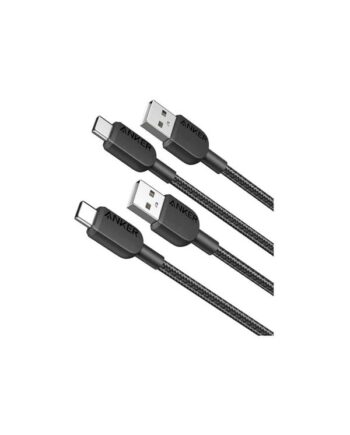 Anker 310 USB-A to USB-C Cable (0.9m Braided)-2pack - Black