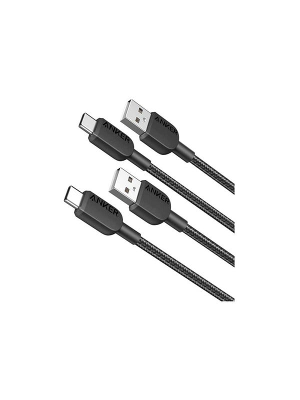Anker 310 USB-A to USB-C Cable (0.9m Braided)-2pack - Black