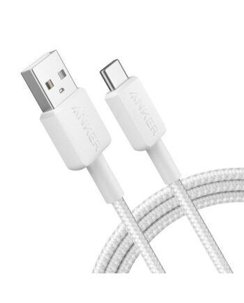 Anker 322 USB-A to USB-C Cable (1.8m Braided) - White