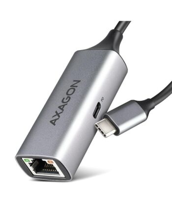 AXAGON ADE-TXPD USB-C Gigabit Ethernet Adapter Power Delivery 100W