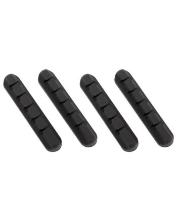 DUTZO Kabelholdere - 5 huller - pakke med 4 stk - sort