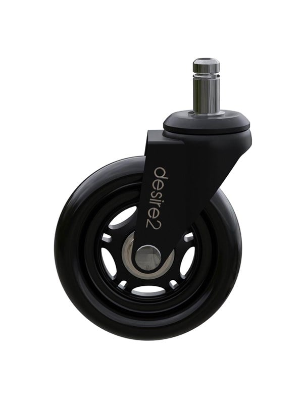 Desire2 Swivel Castor Wheels Universal Chairs 22mm 5-pack