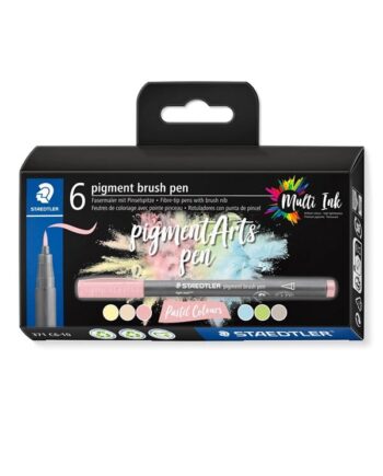 Staedtler BRUSH PEN PIGMENT PASTEL 6 stk/ass