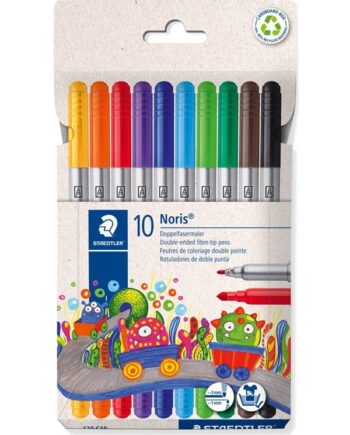 Staedtler NORIS FIBERPEN DUO 10 ass/etui