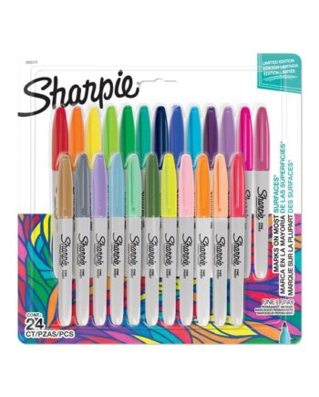 Sharpie Permanente Markere | Fin Spids | Assorterede Farver | 24 Markerpenne