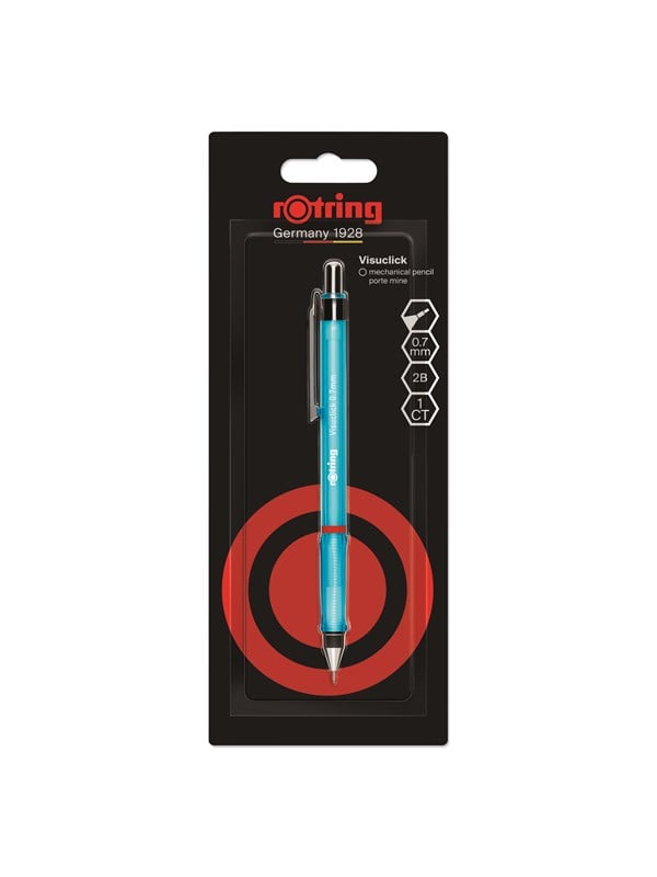 Rotring rOtring Visuclick Mekanisk Blyant | 2B Bly, 0,7 mm | Blåt Skaft