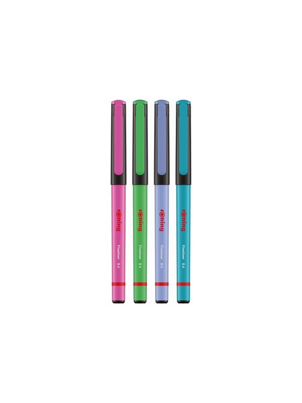 Rotring - fineliner - assorted colours (pack of 4)