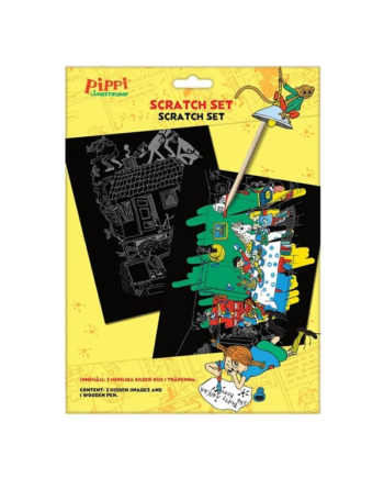 Euromic PIPPI Scratch set w/pencil in paper envelope