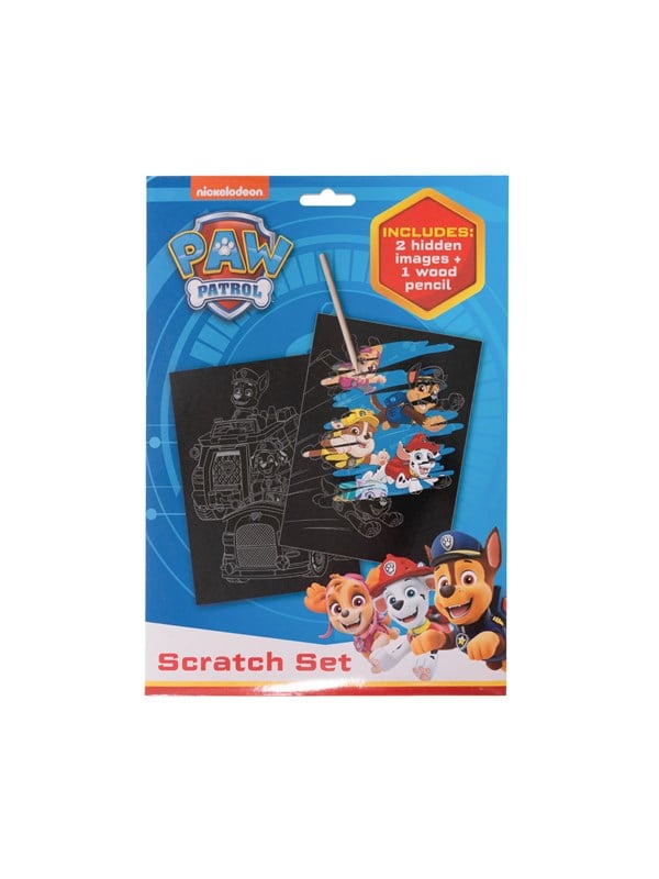 Euromic Scratch set w/wooden pencil paper envelope 19.5 x 28.5 cm