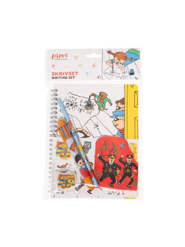 Euromic PIPPI & Herr NILSSON writing set w/multi-col- pen