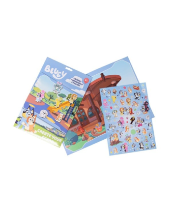 Euromic BLUEY Stickers set create a scene.paper envelope