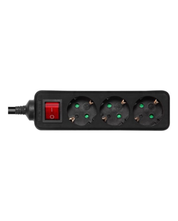 Deltaco GT-0361 Power Strip - 3 m