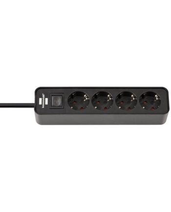 Brennenstuhl Ecolor Power Strip Extension Lead 4-Way - 1.5 m