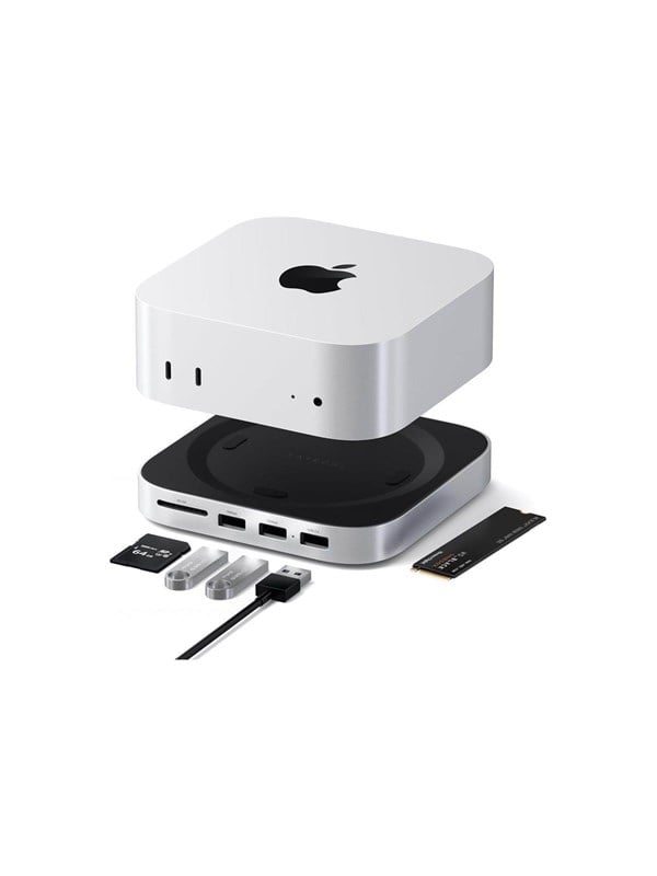 Satechi Mac Mini M4 Stand & Hub with SSD Enclosure