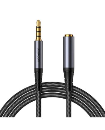 Joyroom stereo audio cable AUX 3.5 mm mini jack (male) - mini jack (female) 1.2 m black (SY-A09)