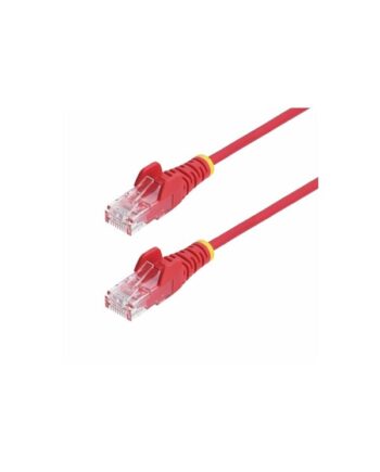 StarTech.com 2m Red Slim CAT6 Ethernet Cable Snagless 28AWG LSZH - patch cable - 2 m - red - Rød - 2 meter