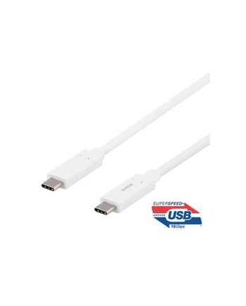 Deltaco USBC-1126M - USB-C cable - 24 pin USB-C to 24 pin USB-C - 50 cm