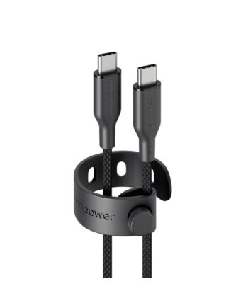 empower by PanzerGlass Racing 240W USB-C to USB-C Cable | USB 2.0 | 1.2M | Space Black