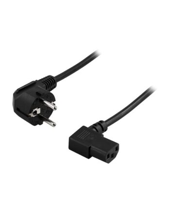 Deltaco DEL-109B - power cable - power CEE 7/7 to power IEC 60320 C13 - 20 cm