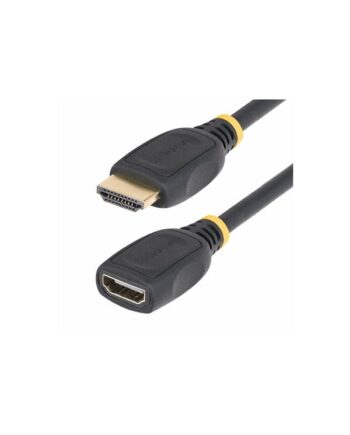 StarTech.com 18in HDMI 2.0 Extension Cable 4K 60Hz M/F - HDMI extension cable - 50 cm