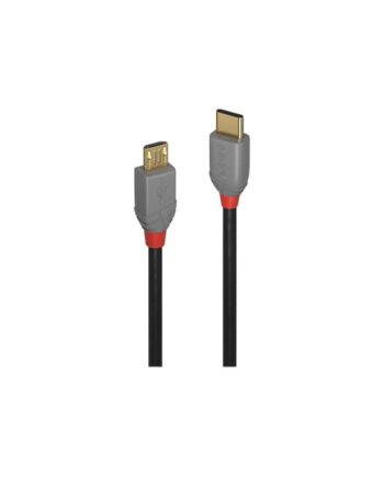 Lindy CROMO - USB-C cable - 24 pin USB-C to Micro-USB Type B - 1 m
