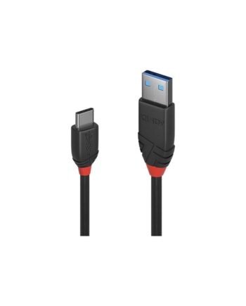 Lindy Black Line - USB-C cable - USB Type A to 24 pin USB-C - 15 cm