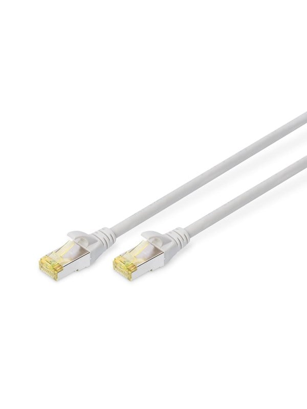 DIGITUS CAT 6A S-FTP Patch Cord - 0.5m - Grå - 0.5 meter