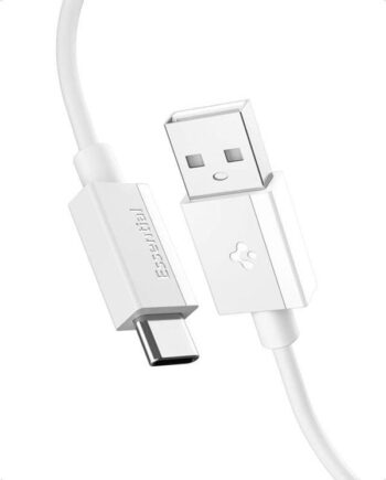 Spigen Essential USB A to USB C 60W Cable white EB6020AC