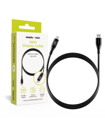 Mobile Origin 66W Display Cable USB-A to USB-C 1.5m CB1